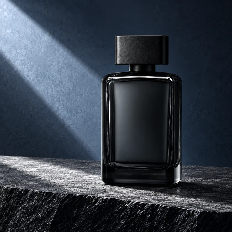 S12 · Midnight Mineral · graphic light composition