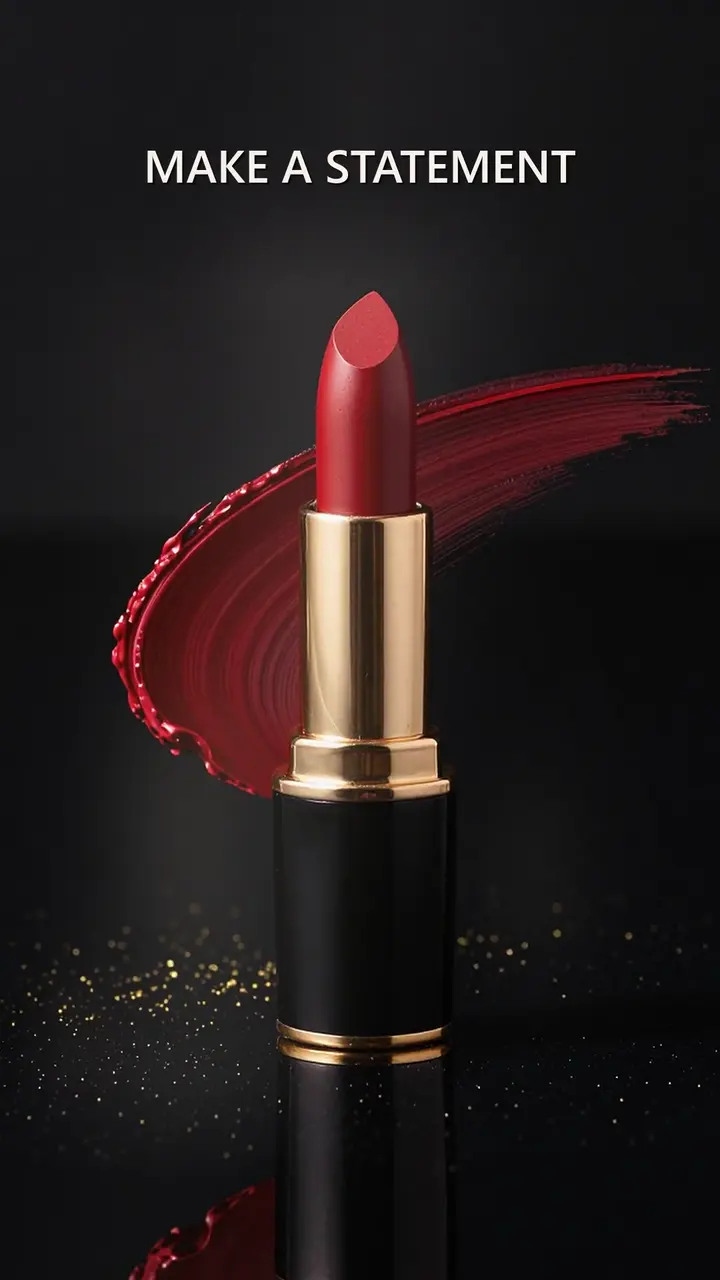 Luxury lipstick studio still
