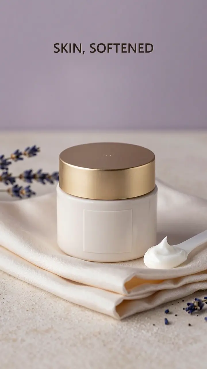 Soft skin cream studio still